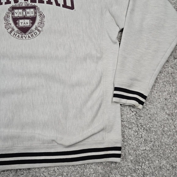 Champion Reverse‎ Weave Sweatshirt Mens Large Gray Harvard Pullover Sweater - Picture 2 of 11